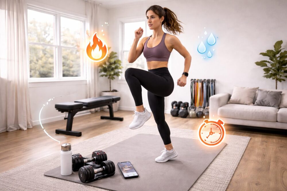 How to Do HIIT Workouts for Fat Burning at Home