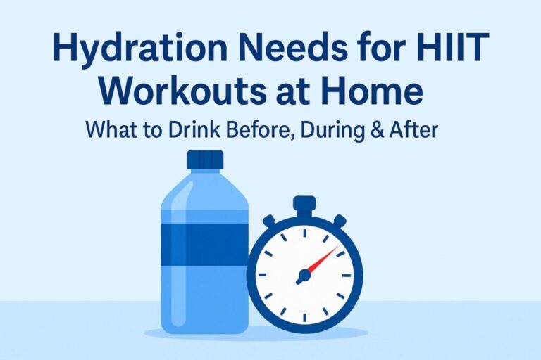 Hydration Needs for HIIT Workouts at Home
