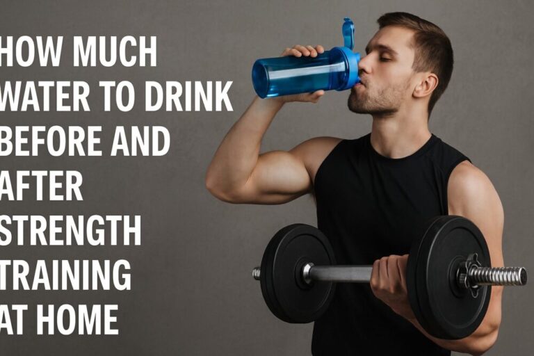 “How Much Water to Drink Before and After Strength Training at Home”