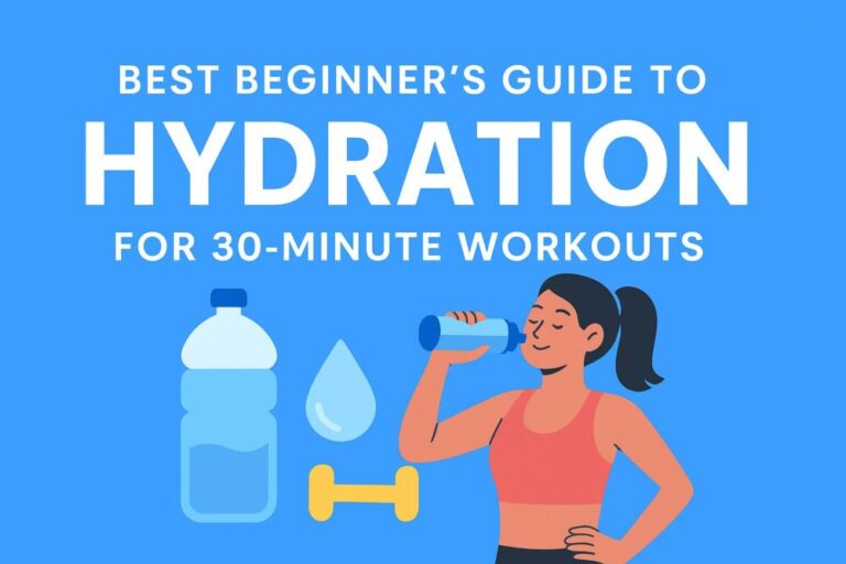 Best Beginner’s Guide to Hydration for 30-Minute Workouts