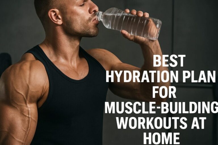 Best Hydration Plan During Home Muscle-Building Workouts for Men