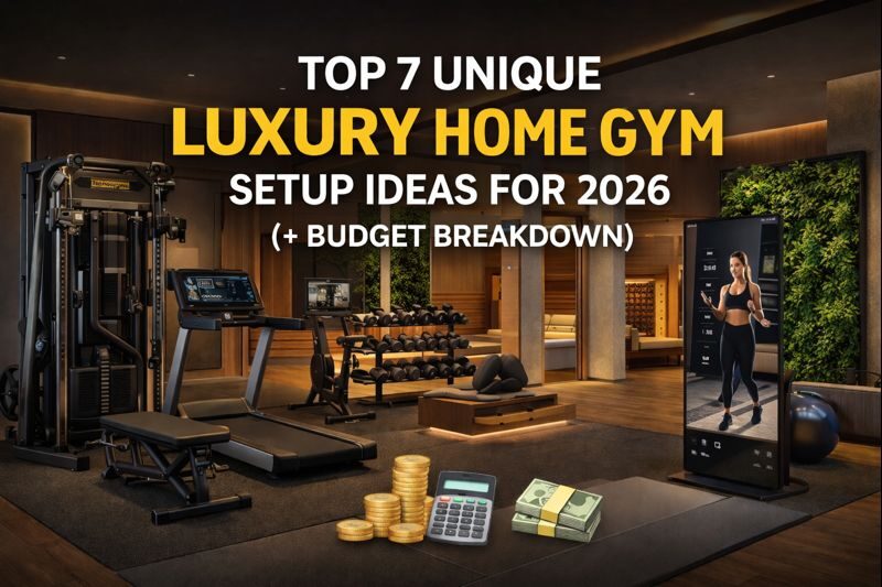 Top 7 Unique Luxury Home Gym Setup Ideas