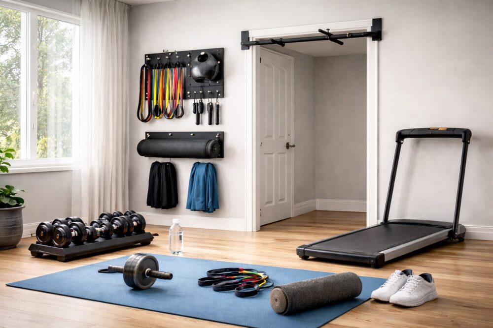 Small Home Gyms Set Up Ideas